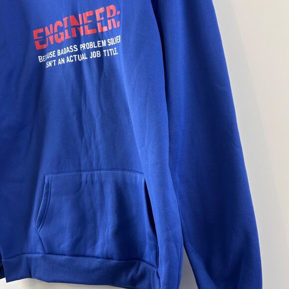 Engineer Sweatshirt Funny Birthday Gift Idea Blue Sweater Large - Picture 3 of 6